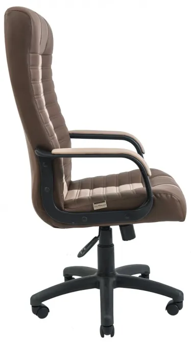 Офісне Крісло Керівника Richman Atlant Kansas Brown-Latte Підлокітник Річ Пластік М1 Tilt Бежево-Коричневий Київ - фото 3