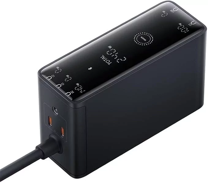 Портативна зарядна станція Baseus 240W GaN (5-в-1) Чорний Вінниця - фото 1