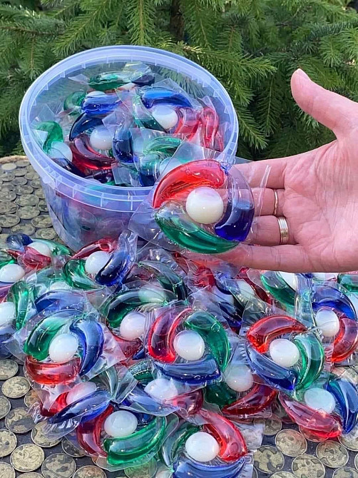 Універсальні капсули для прання Power caps colour колор 4 in 1 50 шт Виноградів - фото 2