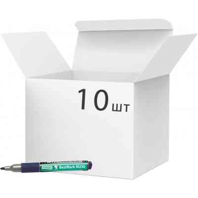 Маркер Stanger водостійкий, 1-3 мм, з грипом синій 10 шт (MARKER-PERSTM250BL10) Вінниця