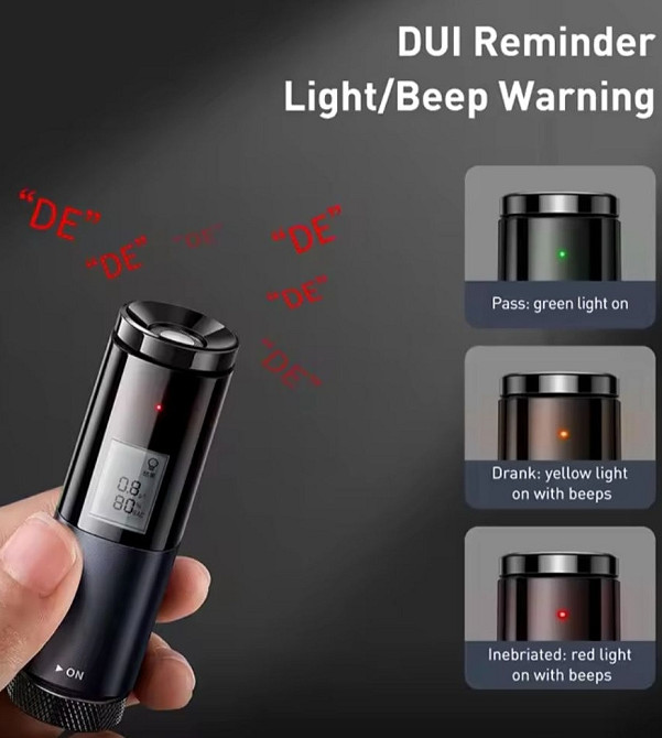 Алкотестер Baseus, драгер. Харьков - изображение 1