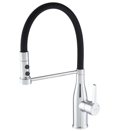 Кухонний змішувач Mixxus Premium Summer 017 REFL.BLACK MI6960 Харків