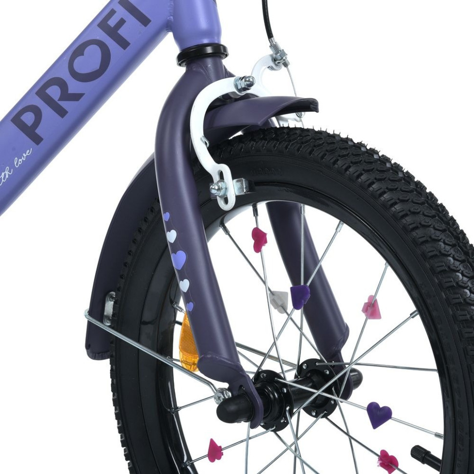 Велосипед дитячий MB 18043-1 колеса 18 дюймів, фіолетовий Вінниця - фото 2