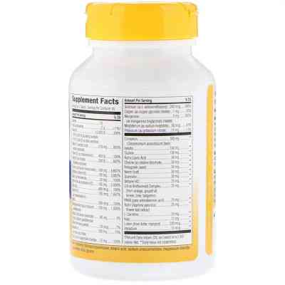 Мультивитамин Nature's Way Мультивитамины для Диабетиков, Diabetic Multi-Vitamin, 90 т (NWY14924) Винница