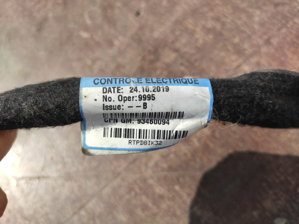 Проводка передніх дверей права Renault Trafic III 2014-2023 (241252495R) Ковель - фото 2