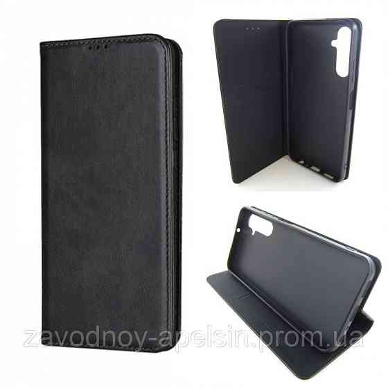Чехол книжка Samsung M35 M355 M356 Кожаный (черный) Одесса