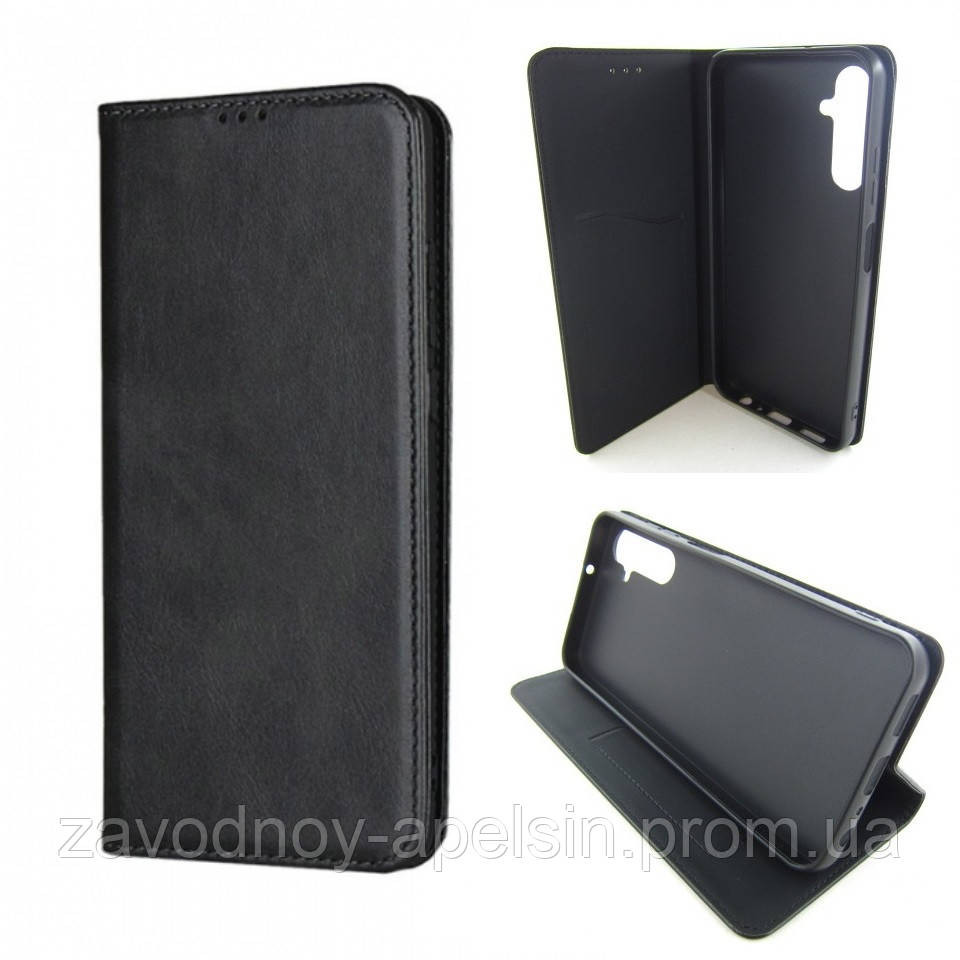 Чехол книжка Samsung M35 M355 M356 Кожаный (черный) Одесса - изображение 1