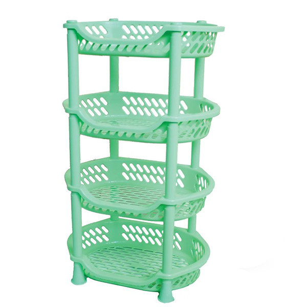 Полка этажерка пластмассовая 4 яруса Efe Plastics 