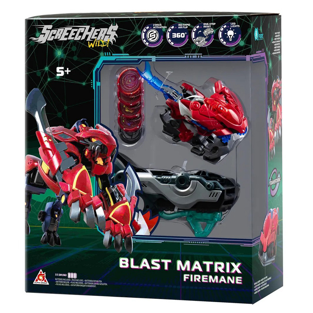 Ігровий набір Screechers Wild! S5 L2 – ФАЙЕРМЕН Днепр - изображение 2