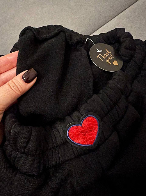 Жіночі базові теплі штани джогери трехнить на флісі Одеса - фото 7