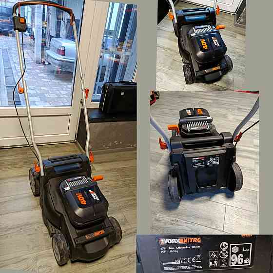 Акумуляторна газонокосарка WORX NITRO WG737E (товар вживаний) Луцк