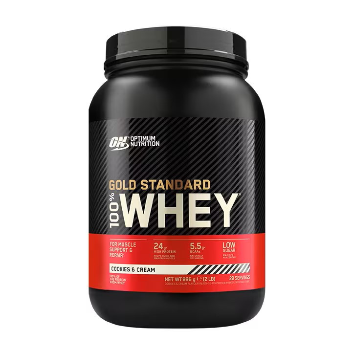 Протеин Optimum Nutrition Gold Standard 100% Whey 908 g (Cookies Cream) EU Луцк - изображение 1