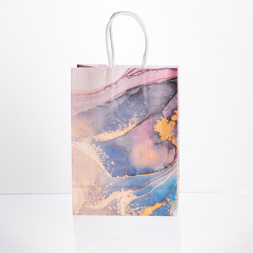 Yiwu Набір подарункових пакетів з паперу 12 шт 15×8×21 см Фіолетовий HP-10359-22V Коломия - фото 1