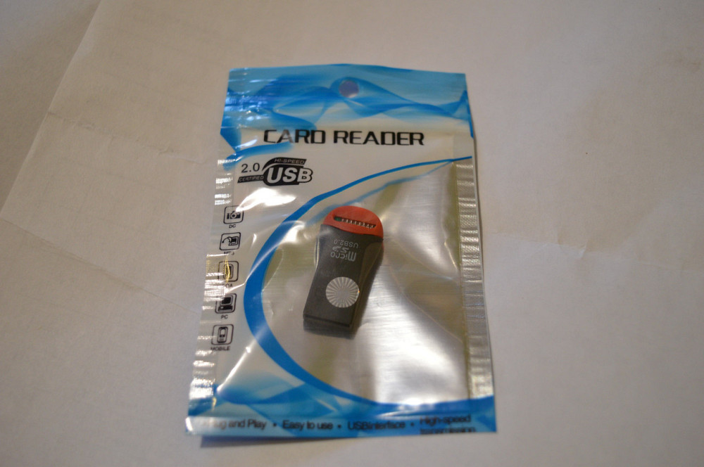 Картридер micro пластик тех.пакет (2) Полтава - изображение 1