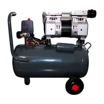 Компресор GTM 24л, 105л/хв, 0,75кВт, 8бар, 220В, 2 циліндри безмасляний (KAW750-24L) Вінниця