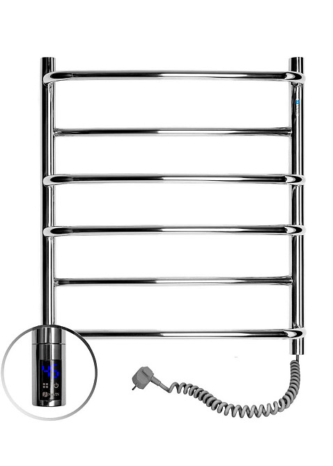 Рушникосушарка електрична NAVIN Омега 530х600 права сенсор з таймером Київ - фото 1