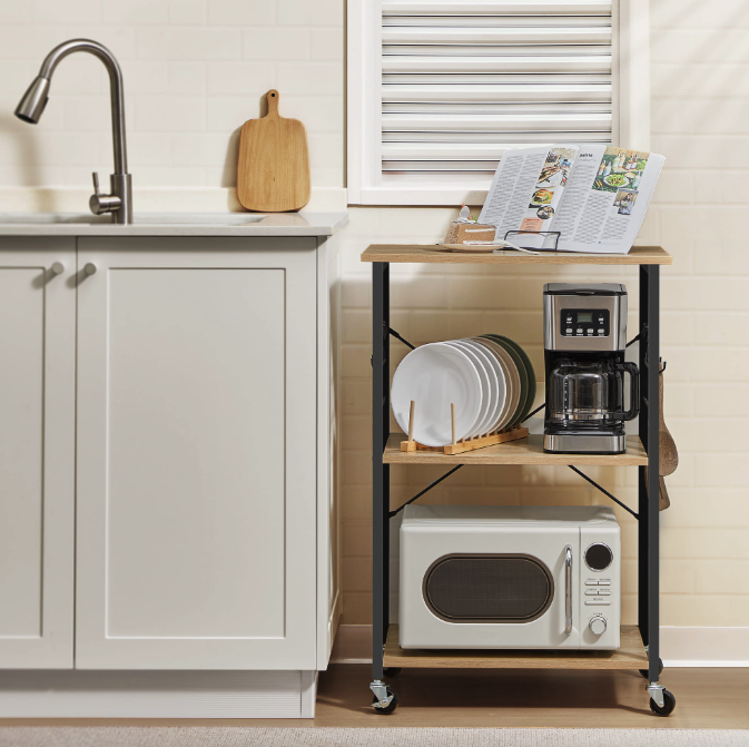 Стелаж Leobert Dash на колесах в стилі Loft натуральний Київ - фото 2