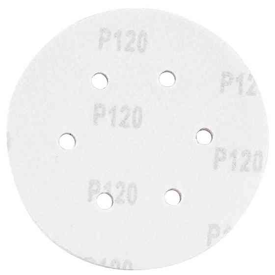 Шлифовальный круг 6 отверстий Ø150мм P120 (10шт) SIGMA (9122271) Ровно