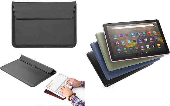 Чехол-конверт VitoCase для Amazon Fire HD 10 (11th gen. 2021), с функцией подставки для планшета Черный Киев