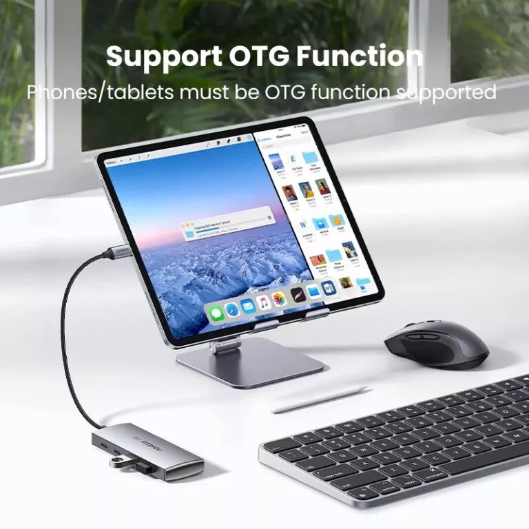 USB-хаб UGREEN CM480 USB-C to 2× USB 3.2+2×USB-C Adapter 10G (UGR-30758) Киев - изображение 3