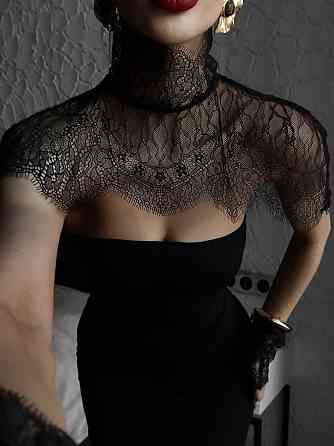 Женское элегантное длинное платье с кружком, вискоза с кружевом 46/48 Одесса