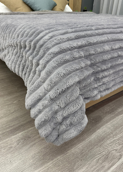 Плед 200х230 см (+-10см) на овчине 