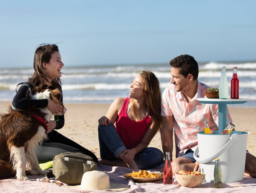 Стіл - бар пластиковий Keter Go Bar, кремовий Київ - фото 3