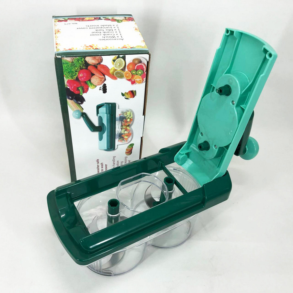 Ручна овочерізка шинковка з контейнером Nicer Dicer Twist, Ручной измельчитель овощерезка KB-22 Івано-Франківськ - фото 1