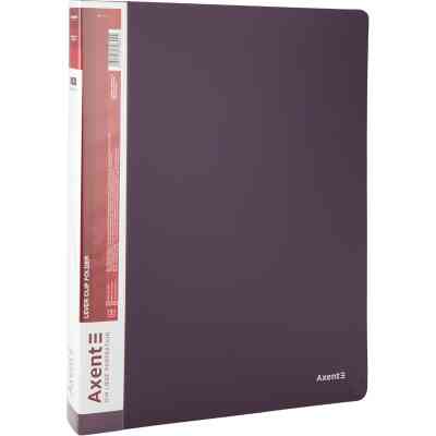 Папка з затиском Axent A4 700 мкм Прозора Сливова (1301-11-A) Вінниця