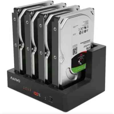 Док-станція для накопичувачів Maiwo 4*HDD 2,5&quot;/3,5&quot; SATA/SSD USB3.0 (K3094A) Вінниця