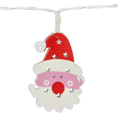 Гірлянда Chomik Новорічні атрибути 10 LED теплий білий, IP20, 2хАА (5900779854024) Вінниця - фото 3