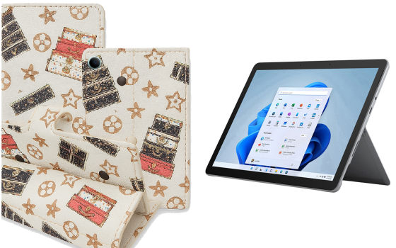 Книжка-трансформер для планшета Microsoft Surface Go, Go 2, Go 3, колір Black Lyi White Київ