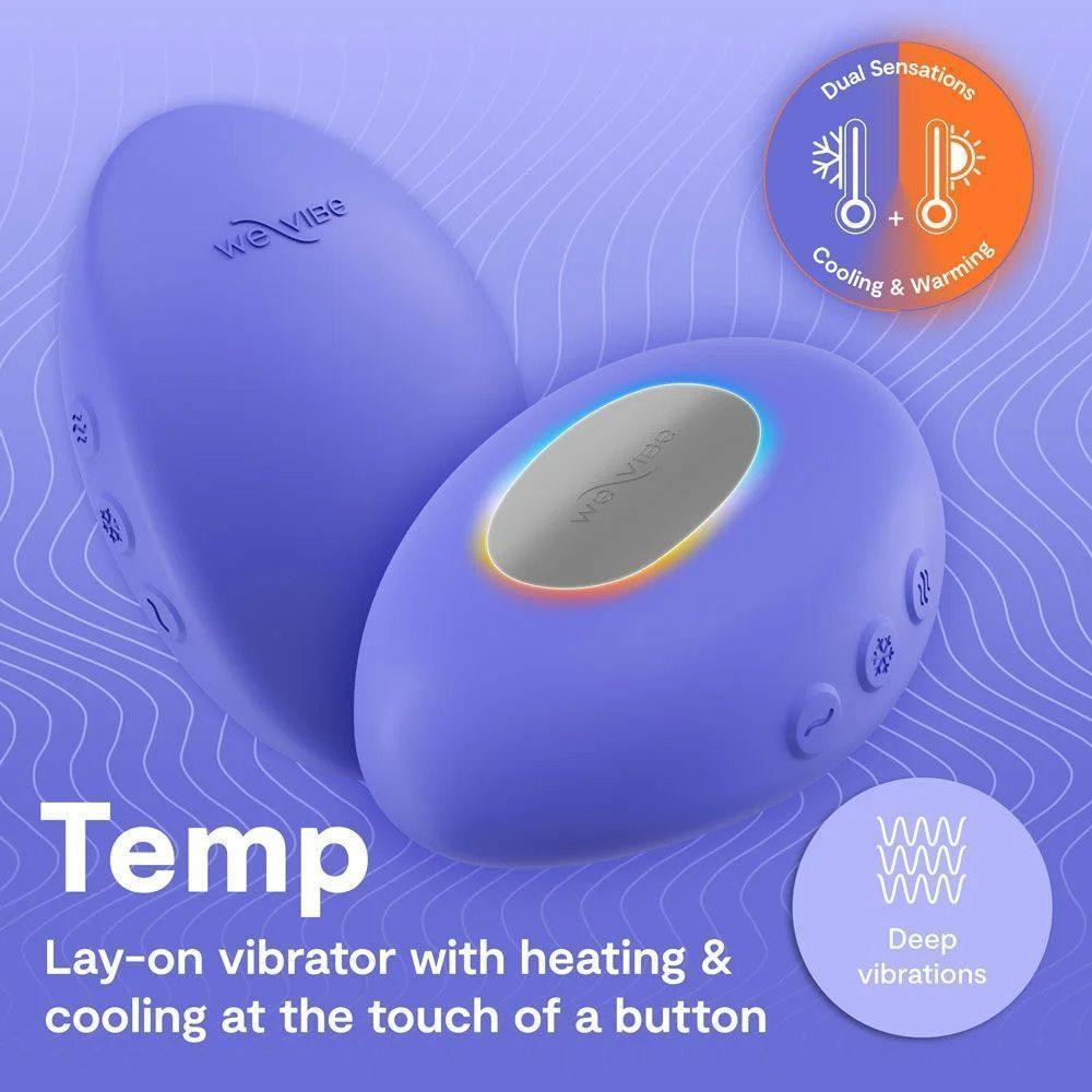 Клиторальный вибратор We-Vibe Temp Lavender Blue с функцией нагрева и охлаждения, синий Sex Aura Киев - изображение 8