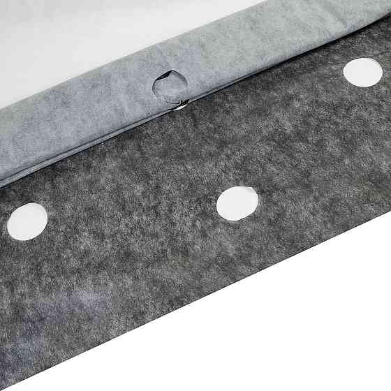 Агроволокно чорно-біле 50 г/м2 1.6*5м з перфорацією (3 отвори) пакетоване Дніпро