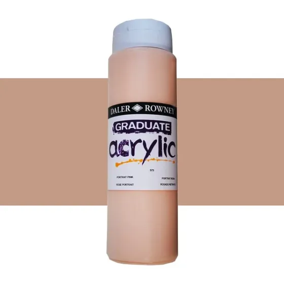 Фарба акрилова "Acrylic" 500мл 90770573 рожева портретна, шт Київ