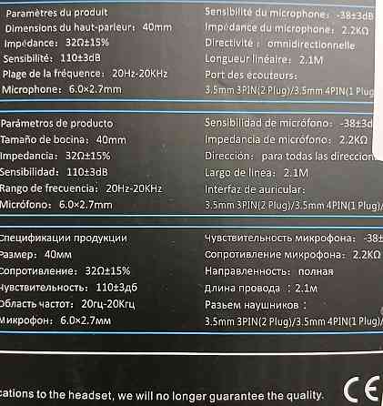 Навушники з мікрофоном. Київ