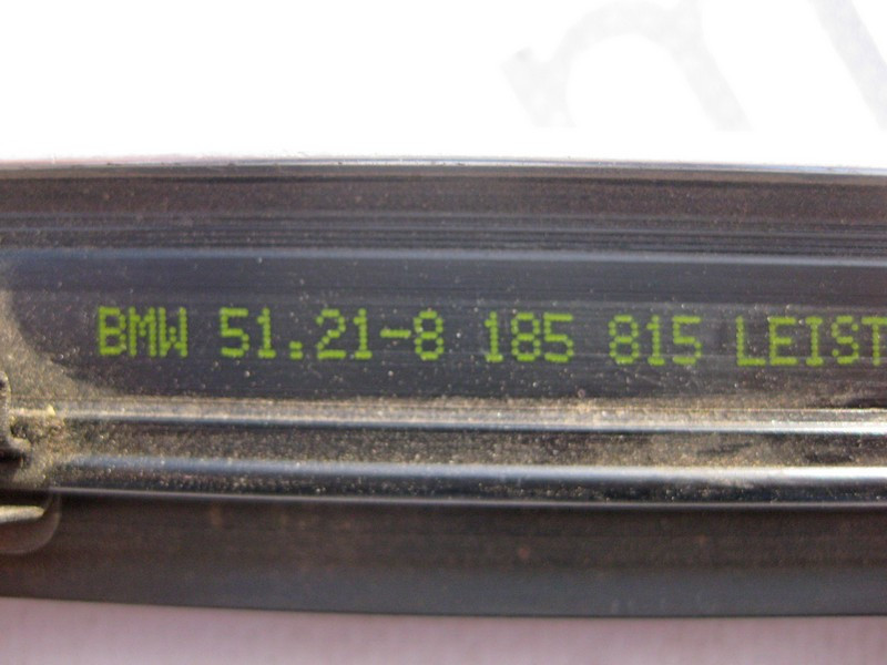 BMW  51218185815 Внутрішня планка ущільнювача скла передніх лівих дверей BMW 5-series E39 Одеса - фото 3