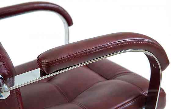 Офісне Крісло Керівника Richman Virginia Madras Bordo Хром М1 Tilt Бордовий Київ