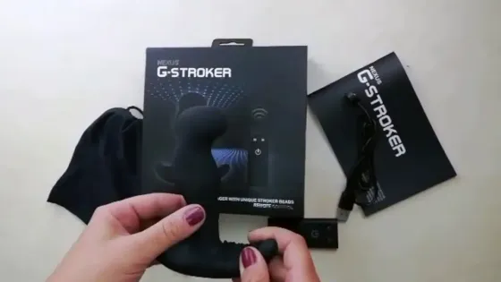 Масажер простати Nexus G Stroker з перлинним масажем ануса і пультом ДК, макс діаметр 3 см Львів