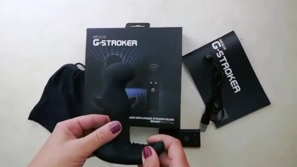 Масажер простати Nexus G Stroker з перлинним масажем ануса і пультом ДК, макс діаметр 3 см Львів - фото 2