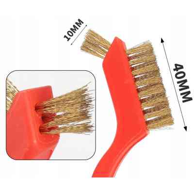 Щетка по металлу Стандарт 180мм (сталь, латунь, нейлон) 3 шт. (MWBS0301) Винница