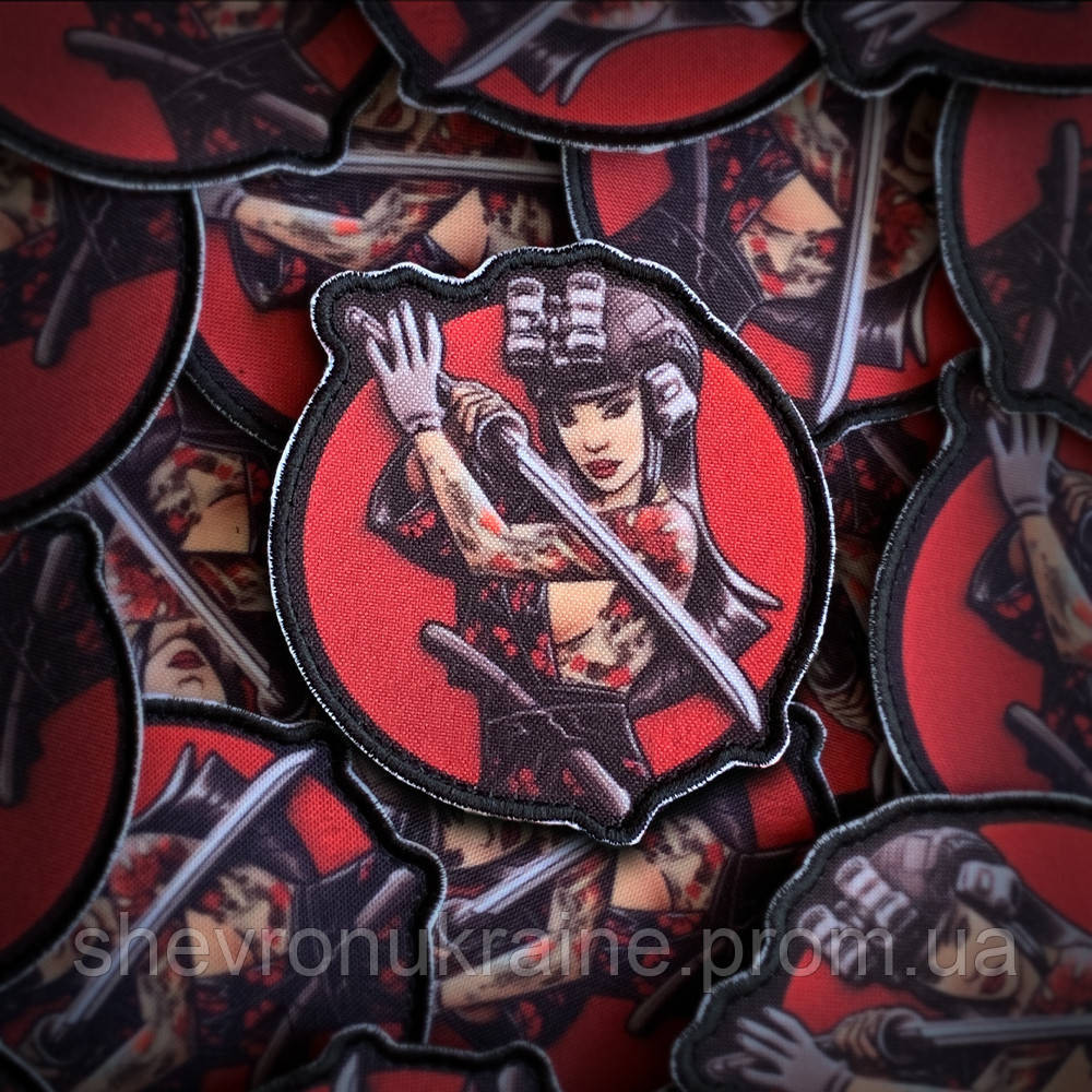 Печатный шеврон Куноити (Форма круг. На липучке) Размер 9x8.5см Киев - изображение 1