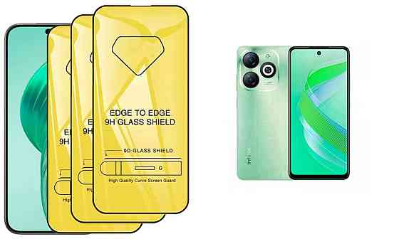 Захисне скло DefenzoGlass для Infinix Smart 8, Smart 8 HD, Smart 8 Plus – подвійна міцність Київ