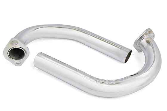 Коліно глушника мотоцикл Іж Юпітер (пара) (хром) Мукачево