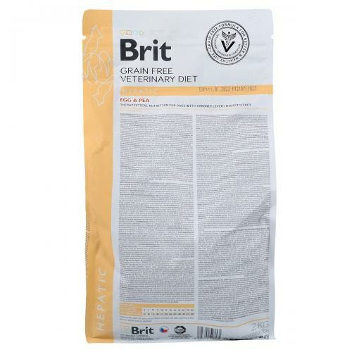 Корм сухий Brit Grain Free VetDiet Dog Hepatic для собак з хворобою печінки з яйцем горохом бататом та гречкою 2 кг Київ - фото 6