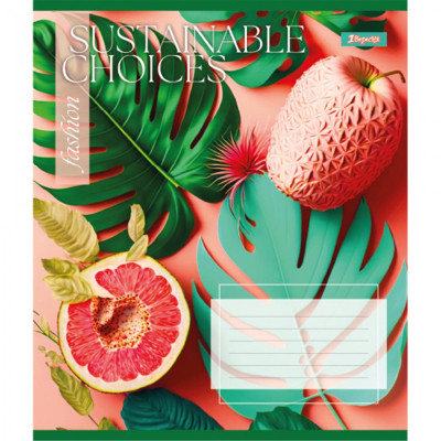 Зошит 1 вересня А5 Sustainable choices 96 аркушів, лінія (766769) Вінниця - фото 3