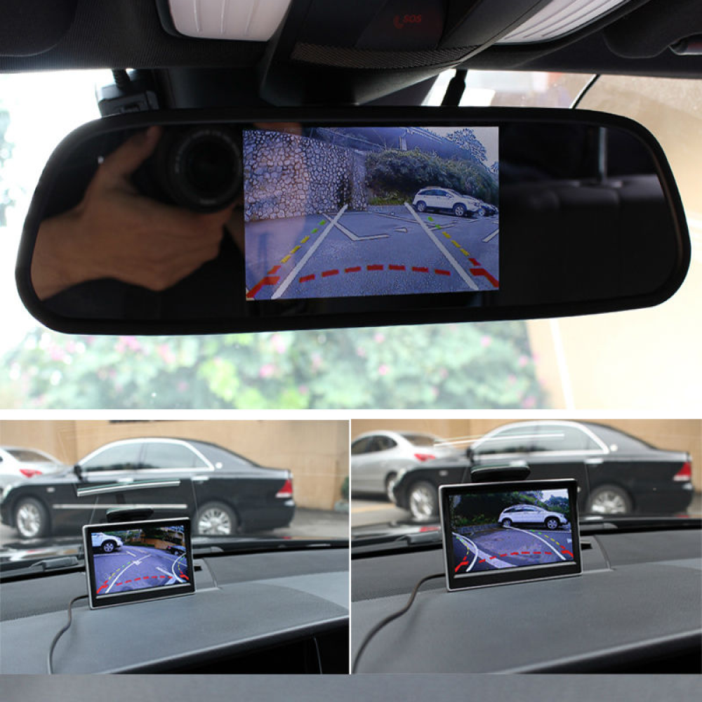 Камера заднього виду на авто з діодним підсвічуванням 4LED SBR Київ - фото 2