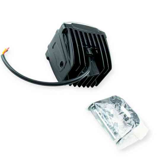 Фара LED 95х85х80 (Д В Ш) 40W ближний с линзой белый, желтый дополнительная Мукачево