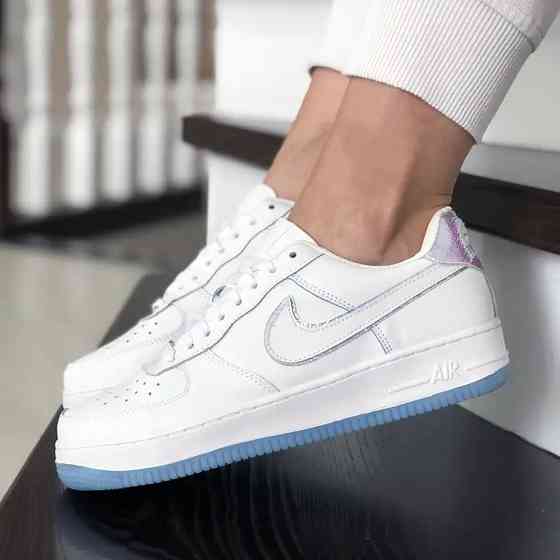 Кроссовки Nike Белые Женские Форсы Кожаные Найк (размеры: 36,37,38,39,40,41) Днепр