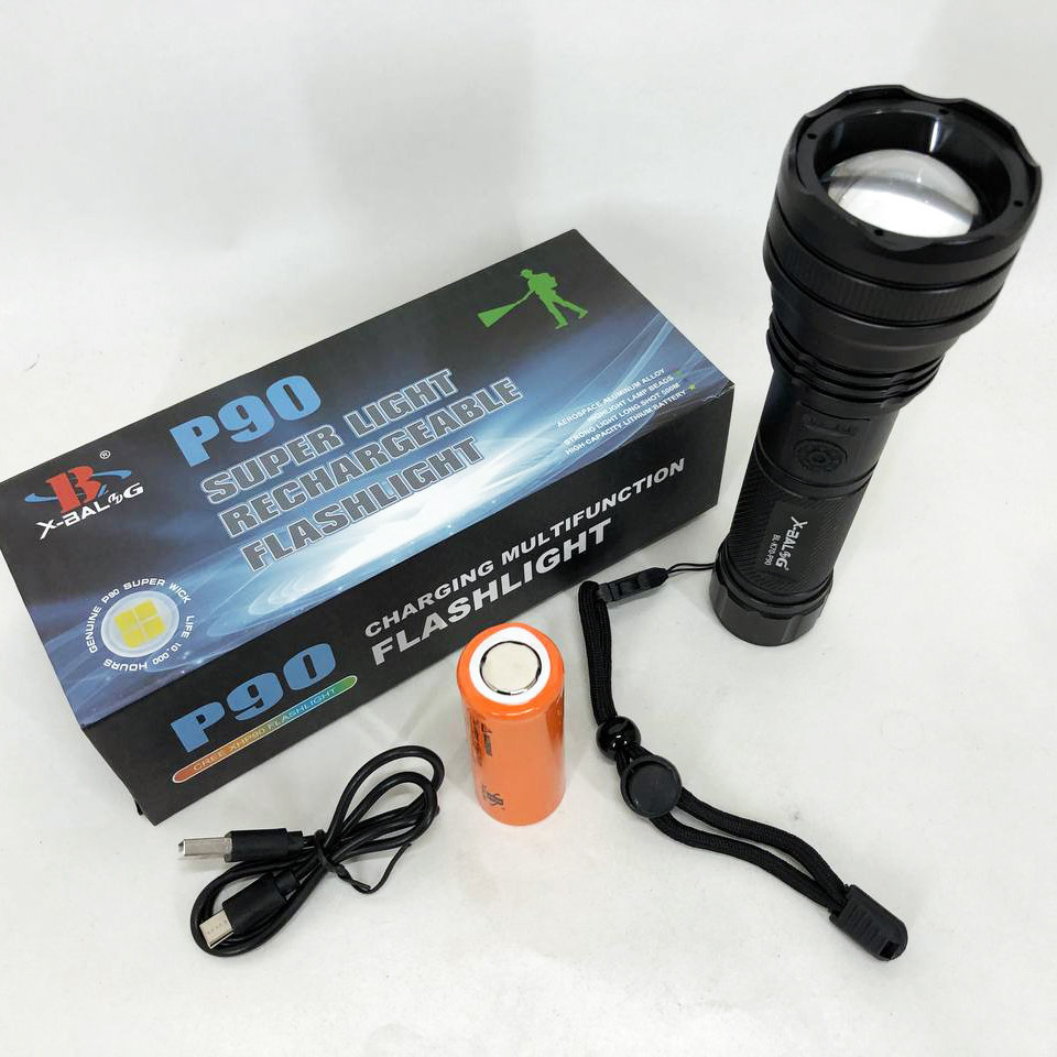 Фонарь ручной мощный BL-K70-P90, Лед фонарик с зарядкой, Фонарь с защитой LY-701 от пыли Киев - изображение 7